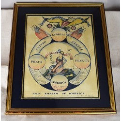 This Emblem of America (Original Lithograph)